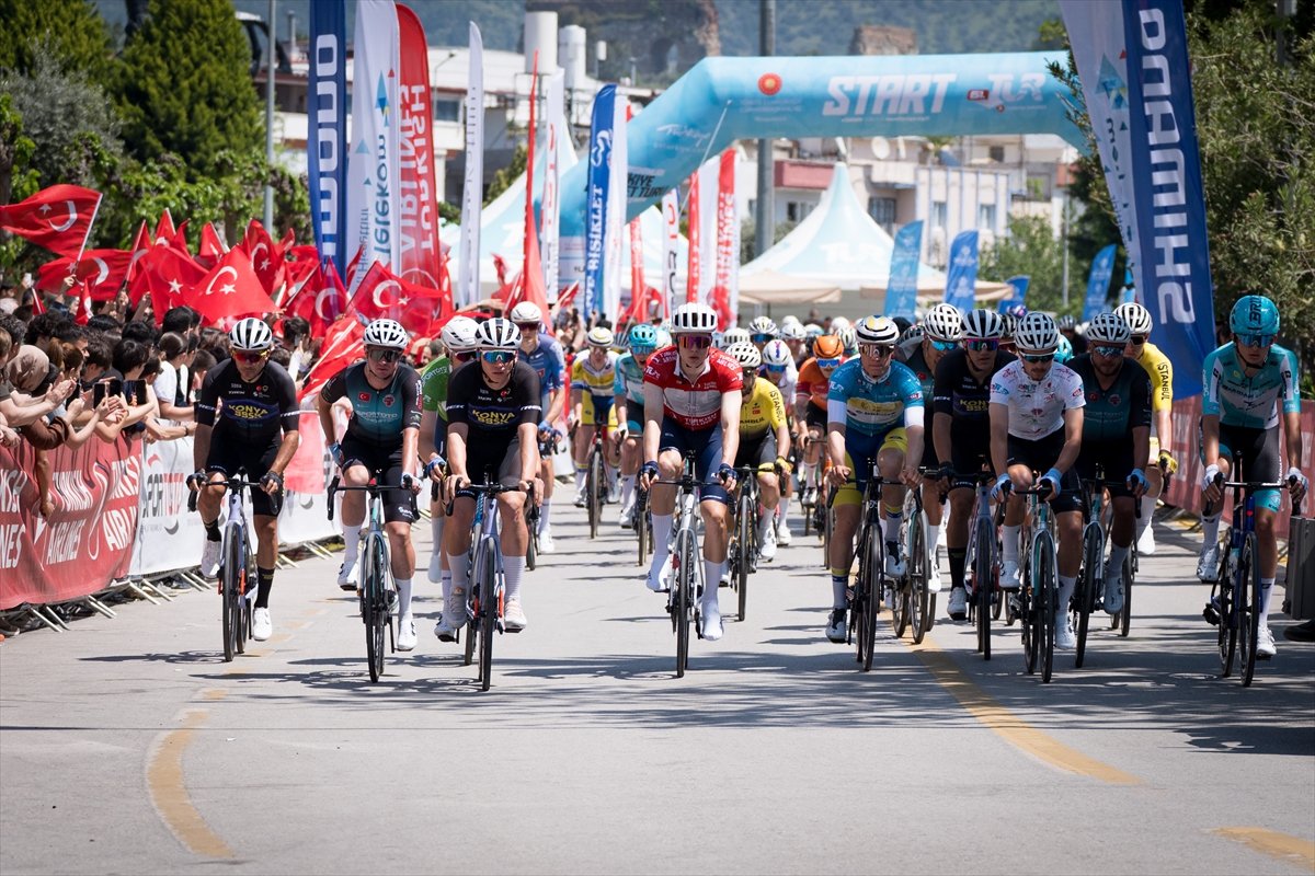 61. Cumhurbaşkanlığı Türkiye Bisiklet Turu'nda Aydın-Marmaris etabı başladı