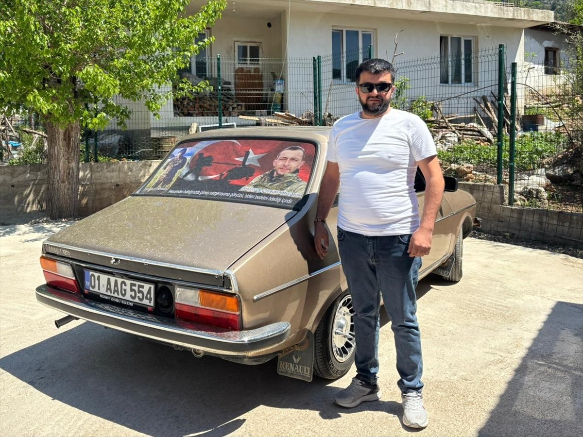 Adana'da gazi satmak zorunda kaldığı aracına yeniden kavuştu
