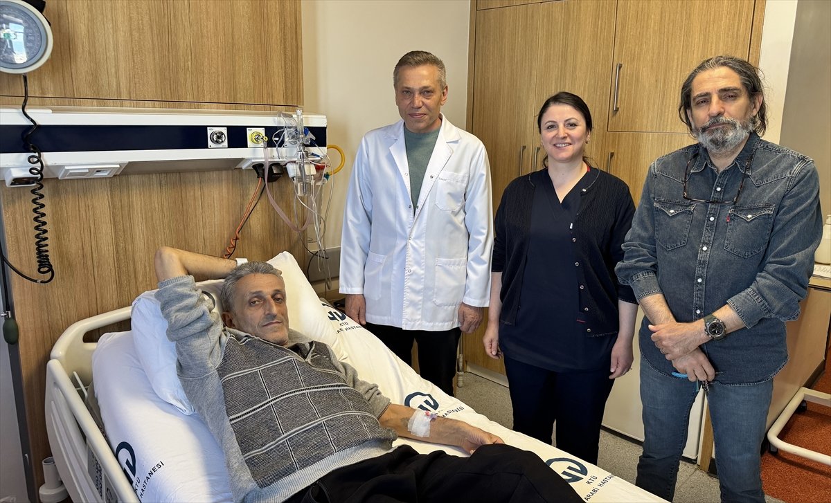 Akciğerinde pıhtı tespit edilen Gürcü hasta Trabzon'da sağlığına kavuştu