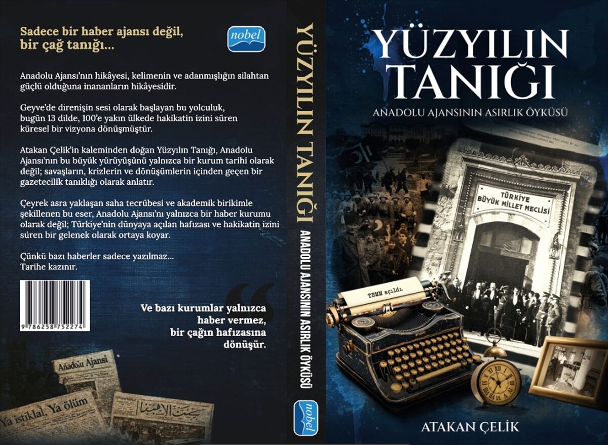 Anadolu Ajansının asırlık öyküsü kitaplaştı