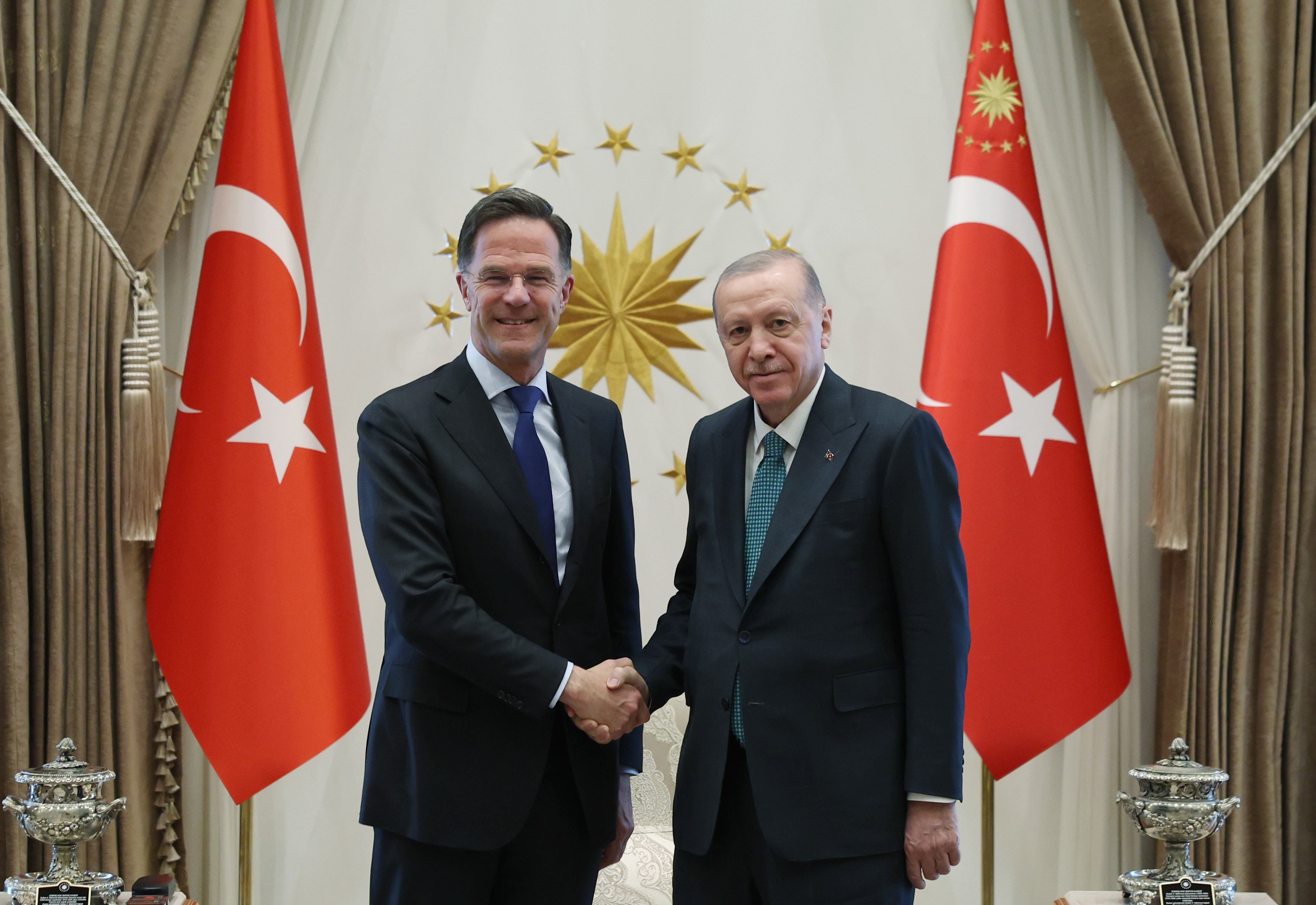 ANKARA - Cumhurbaşkanı Erdoğan, NATO Genel Sekreteri Rutte'yi kabul etti