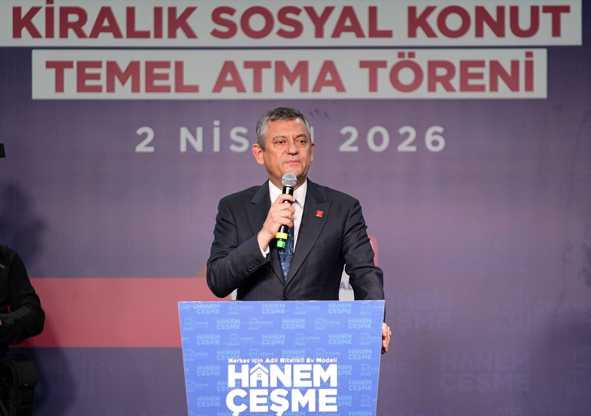 CHP Genel Başkanı Özel, İzmir'de Kiralık Toplu Konut Temel Atma Töreni'nde konuştu: