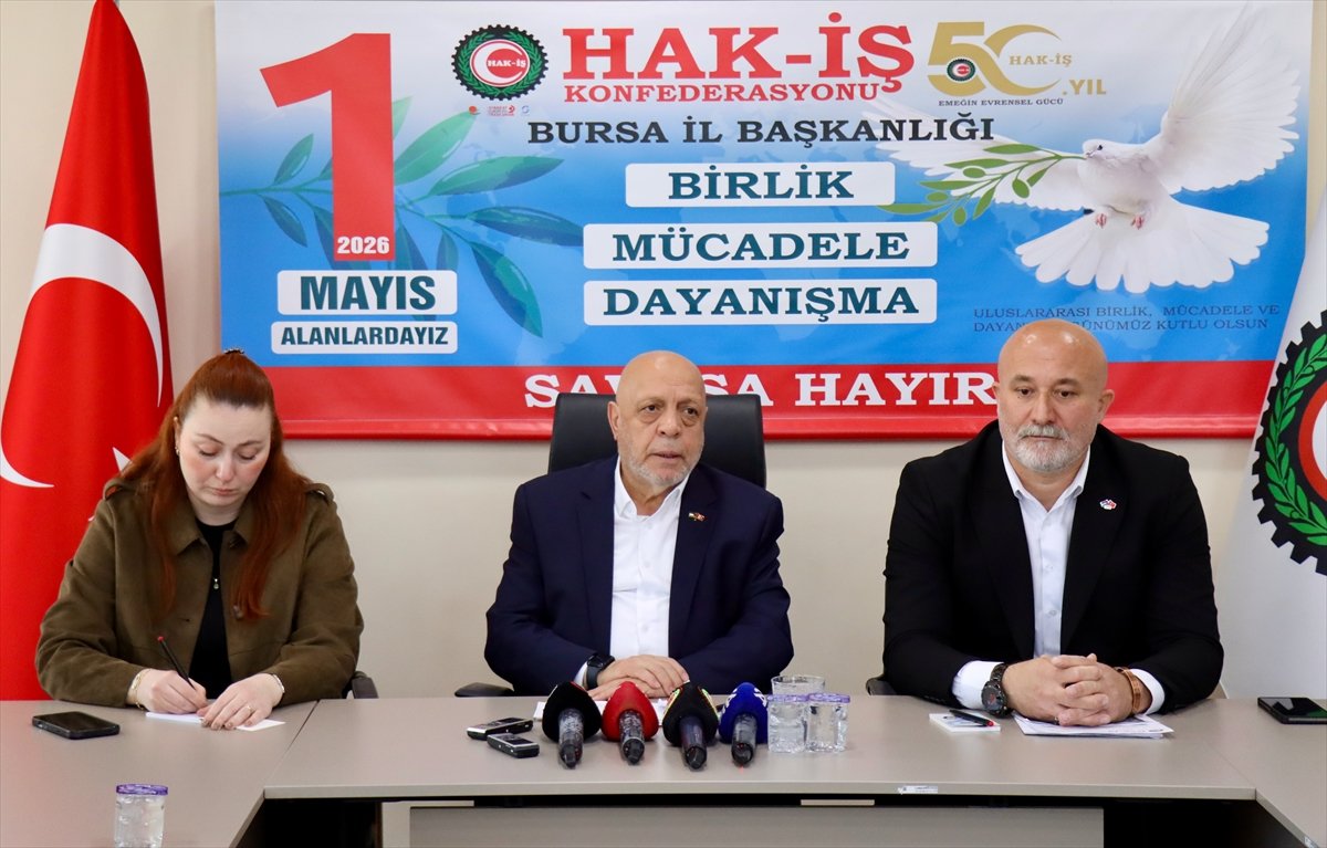 HAK-İŞ Genel Başkanı Arslan Bursa'da konuştu: