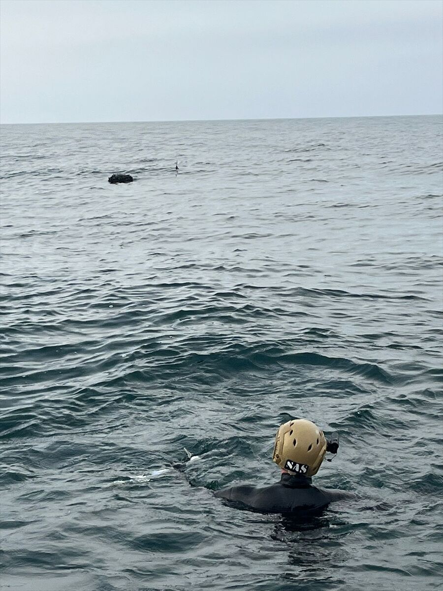 İğneada açıklarında tespit edilen mayın, SAS timlerince imha edildi