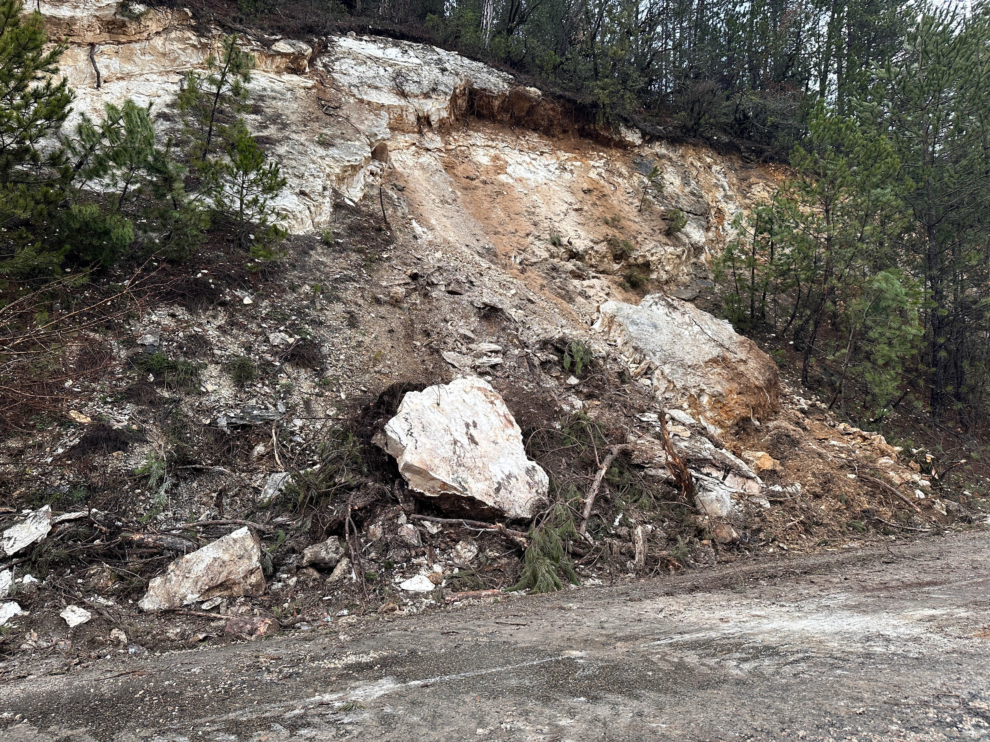 Mengen'de sağanak heyelana neden oldu