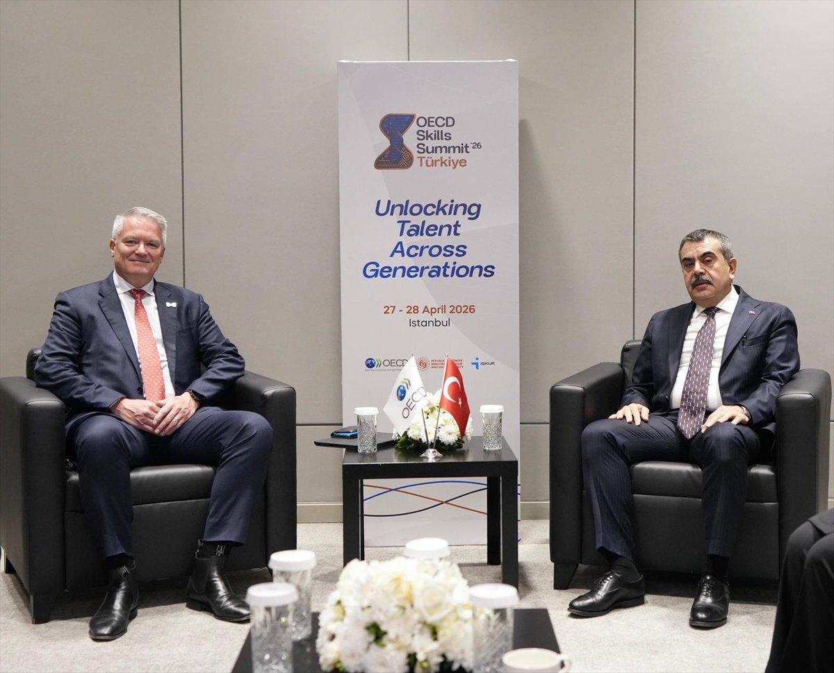 Milli Eğitim Bakanı Tekin, OECD Genel Sekreteri Cormann ile bir araya geldi:
