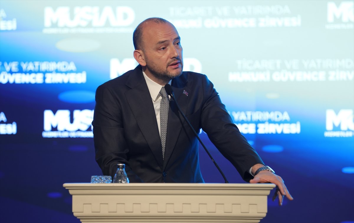 MÜSİAD Başkanı Özdemir, Ticaret ve Yatırımda Hukuki Güvence Zirvesi'nde konuştu: