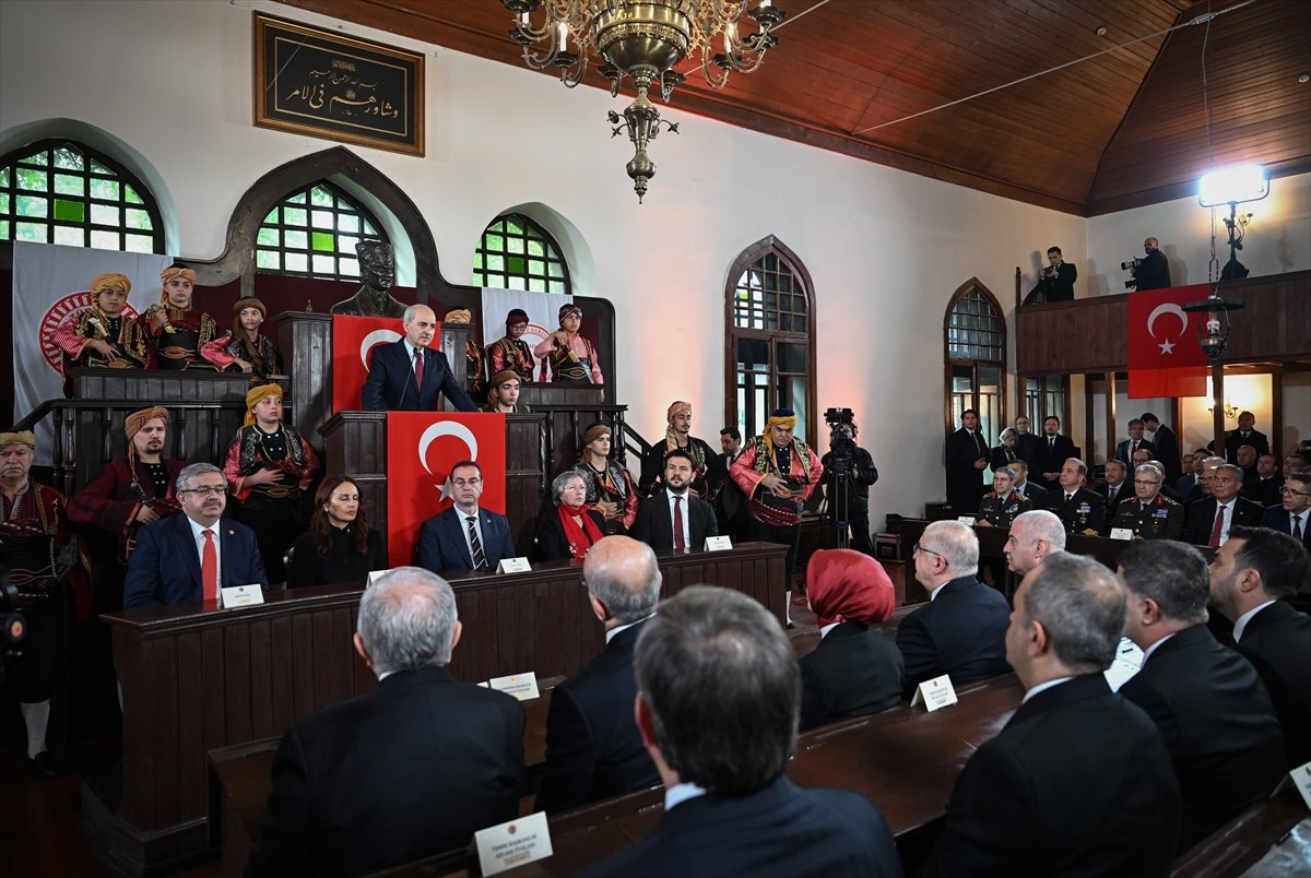 TBMM'nin açılışının 106. yıl dönümü dolayısıyla Birinci Meclis'te anma töreni düzenlendi