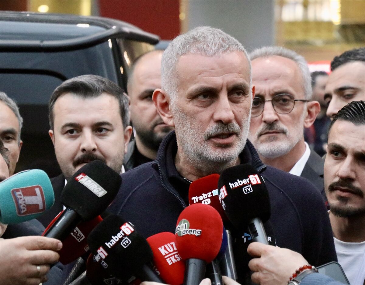 TFF Başkanı Hacıosmanoğlu, Trabzonspor-Galatasaray maçı öncesi konuştu: