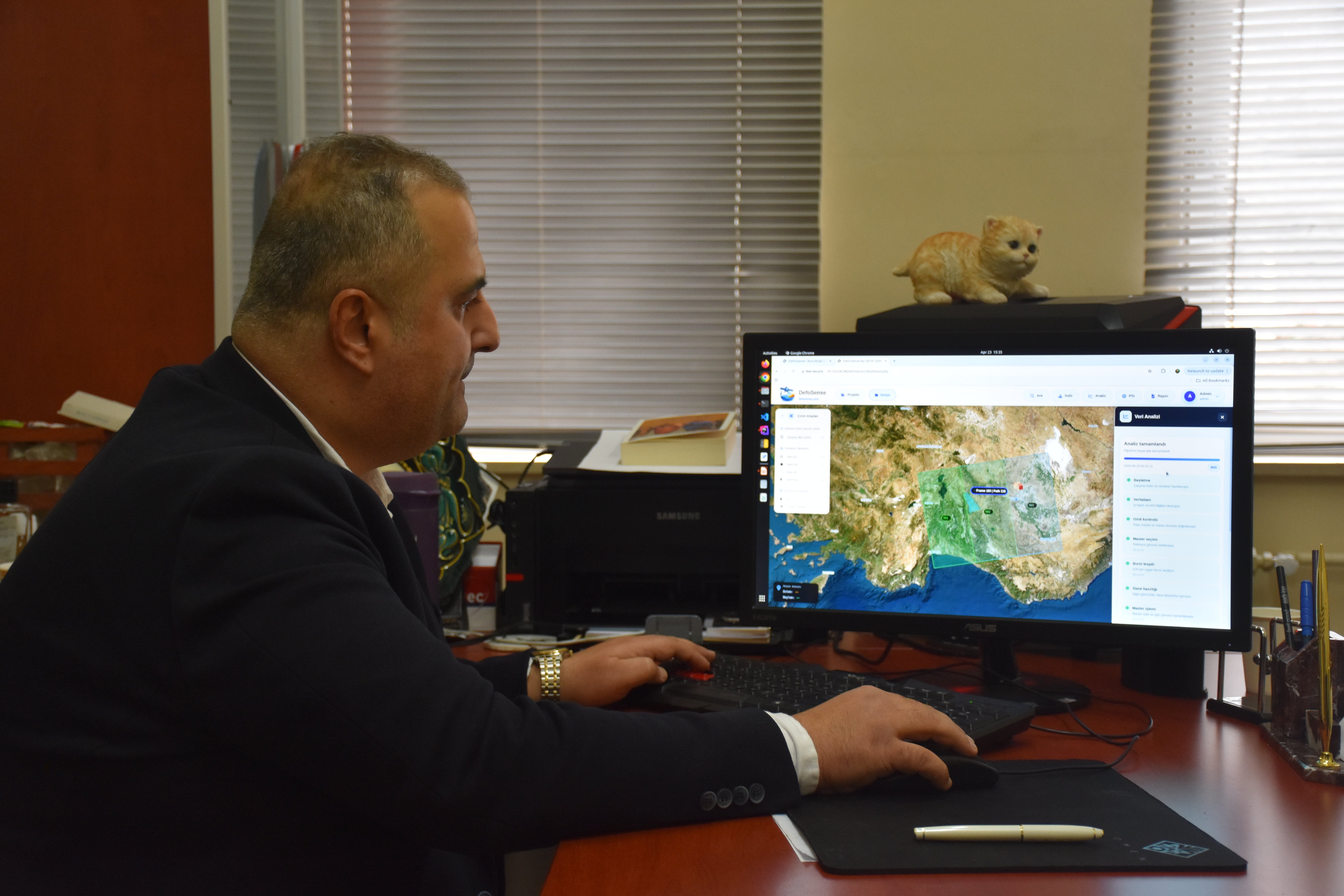 Yeryüzü hareketlerini yapay zeka ile izleyip analiz üreten platform geliştirildi