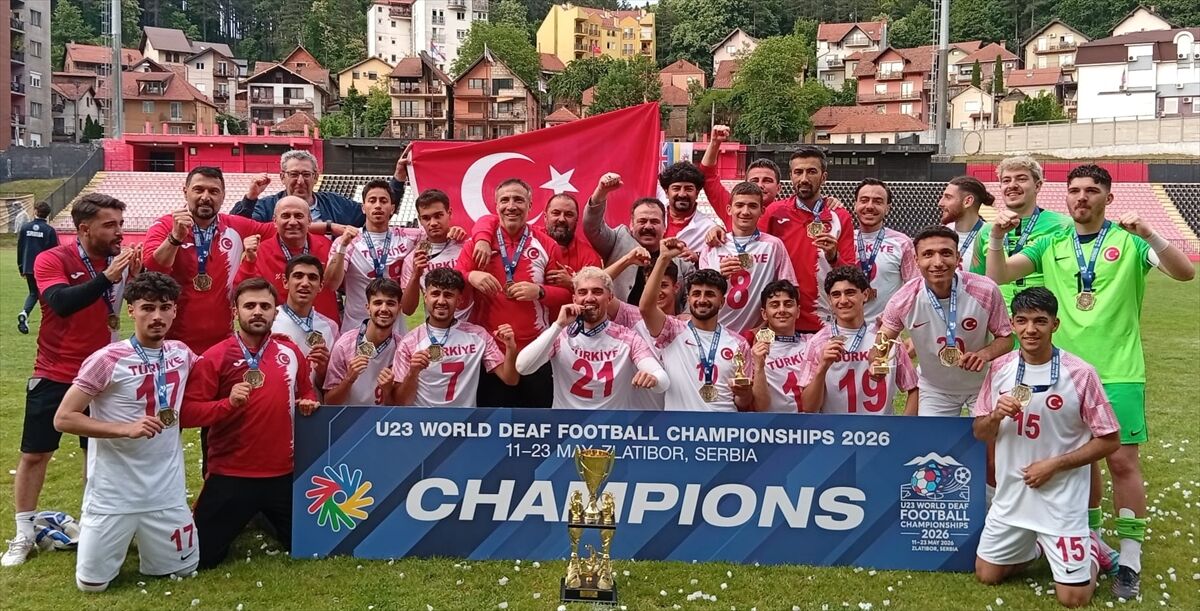 23 Yaş Altı İşitme Engelliler Futbol Milli Takımı, dünya şampiyonu oldu
