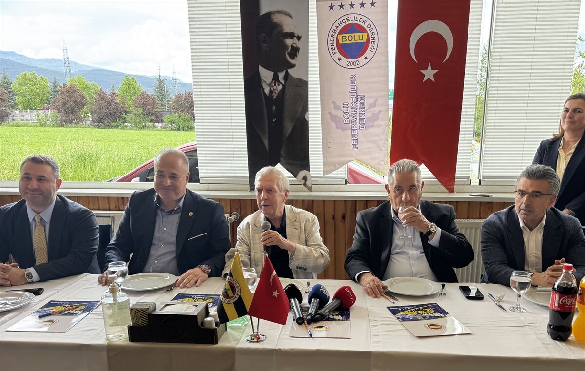 Aziz Yıldırım, Bolu'da Fenerbahçelilerle buluştu: