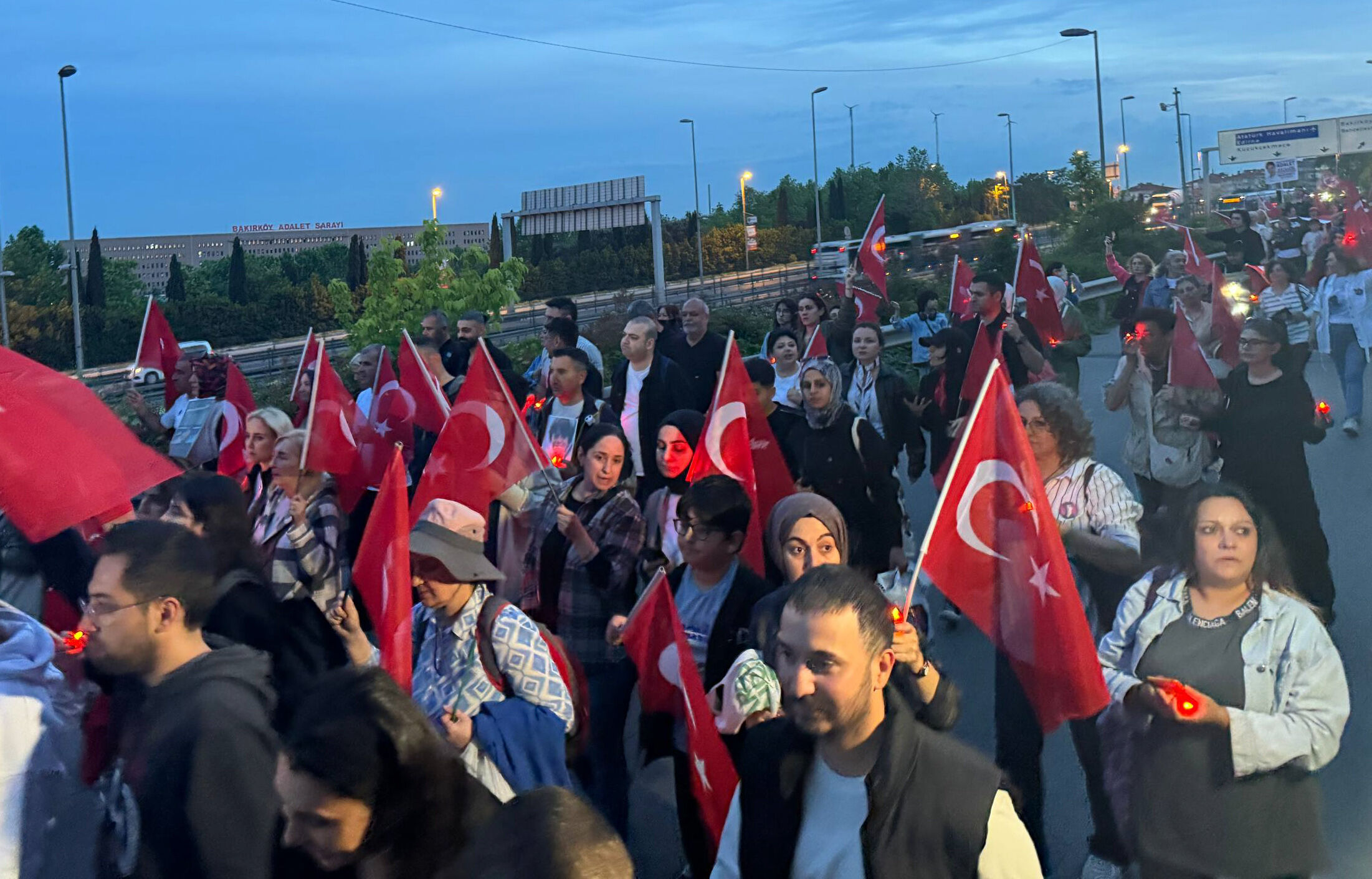 Bakırköy'de Mattia Ahmet Minguzzi için yürüyüş düzenlendi