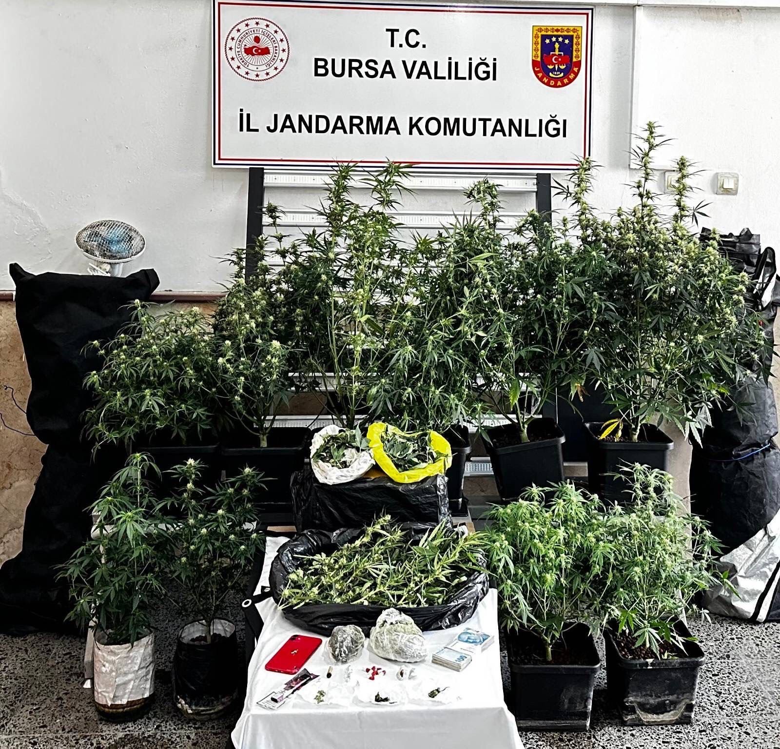 Bursa'da uyuşturucu operasyonunda yakalanan zanlı tutuklandı