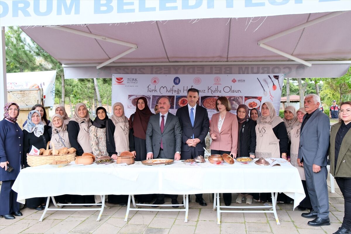 Çorum'da yöresel yemekler tanıtıldı