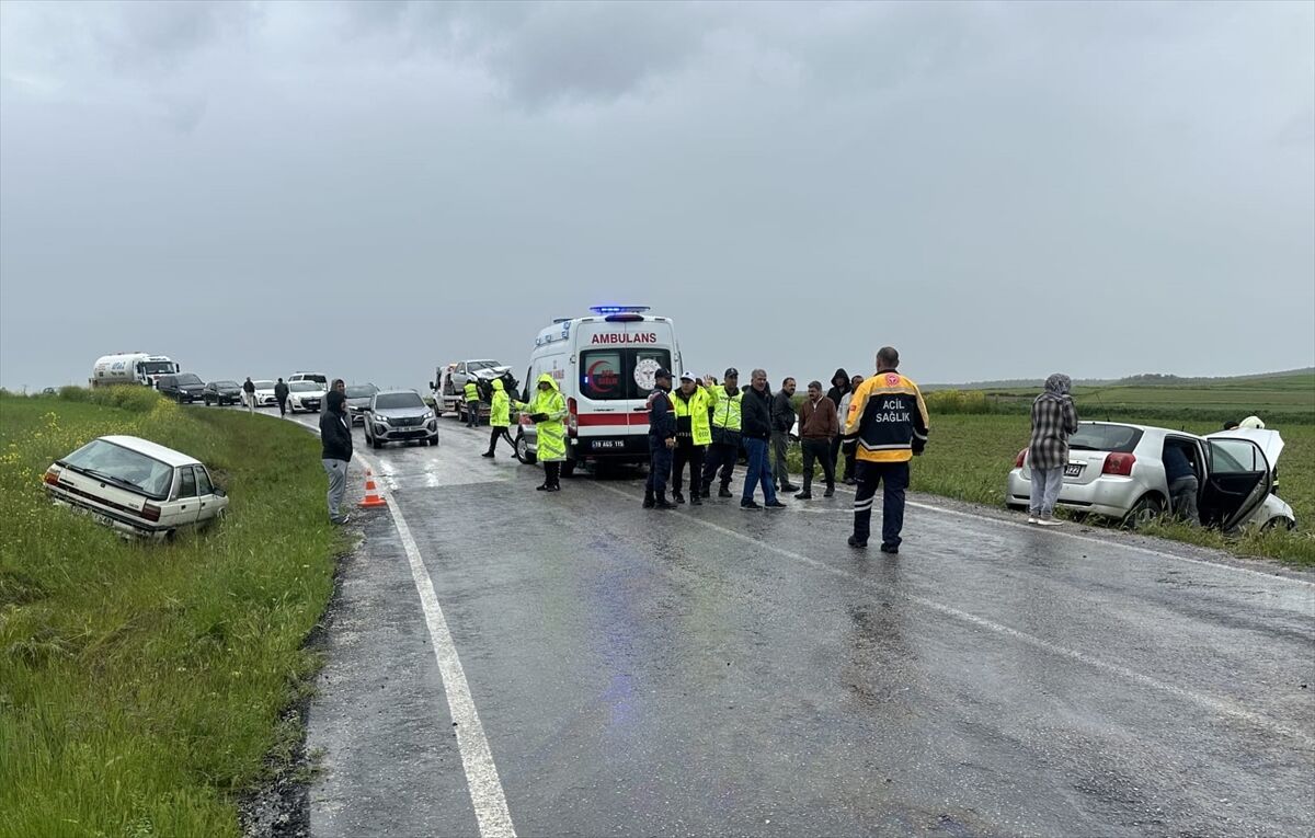 Çorum'da zincirleme trafik kazasında 7 kişi yaralandı