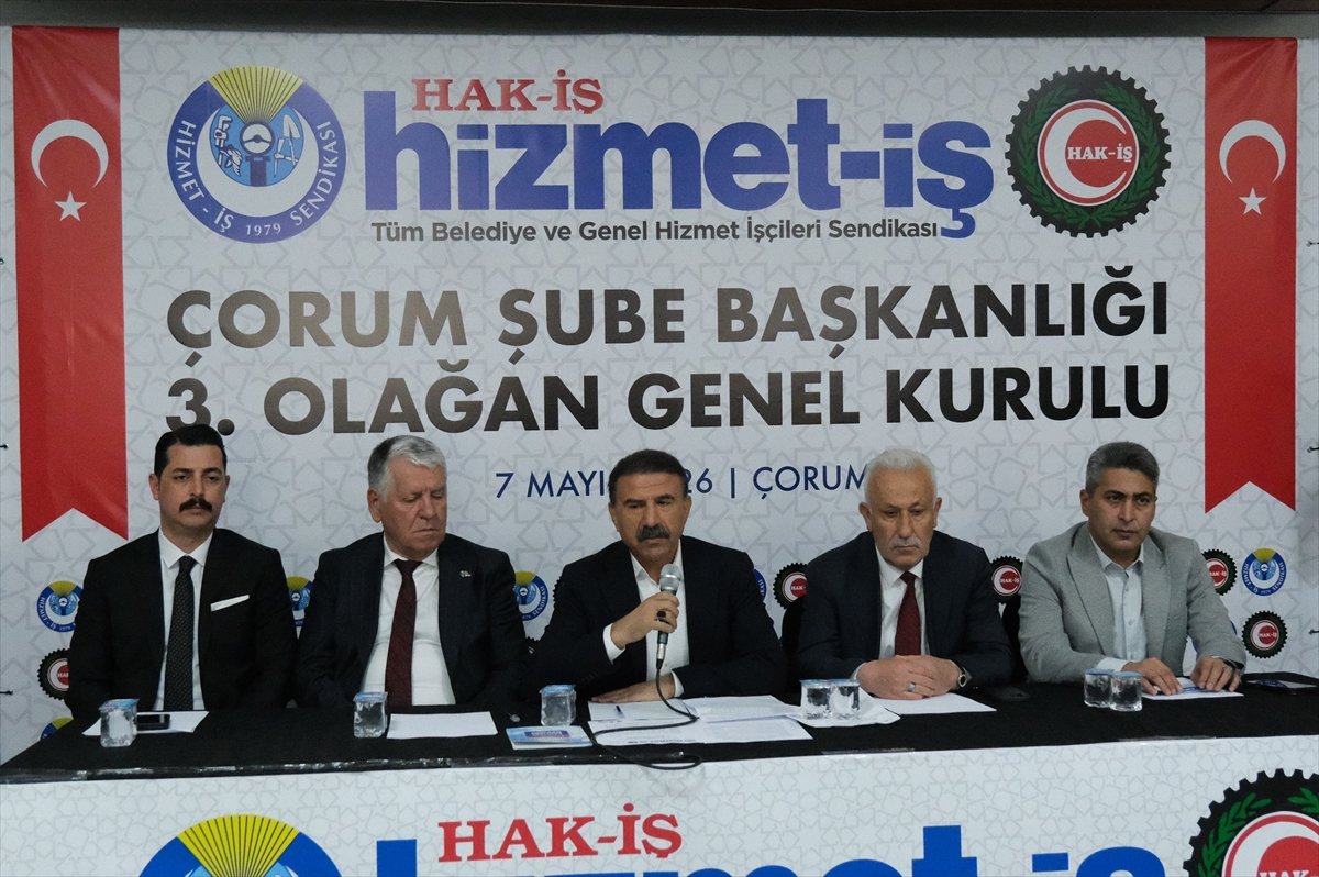 Hizmet-İş Sendikası Çorum Şubesi 3. Olağan Genel Kurulu yapıldı