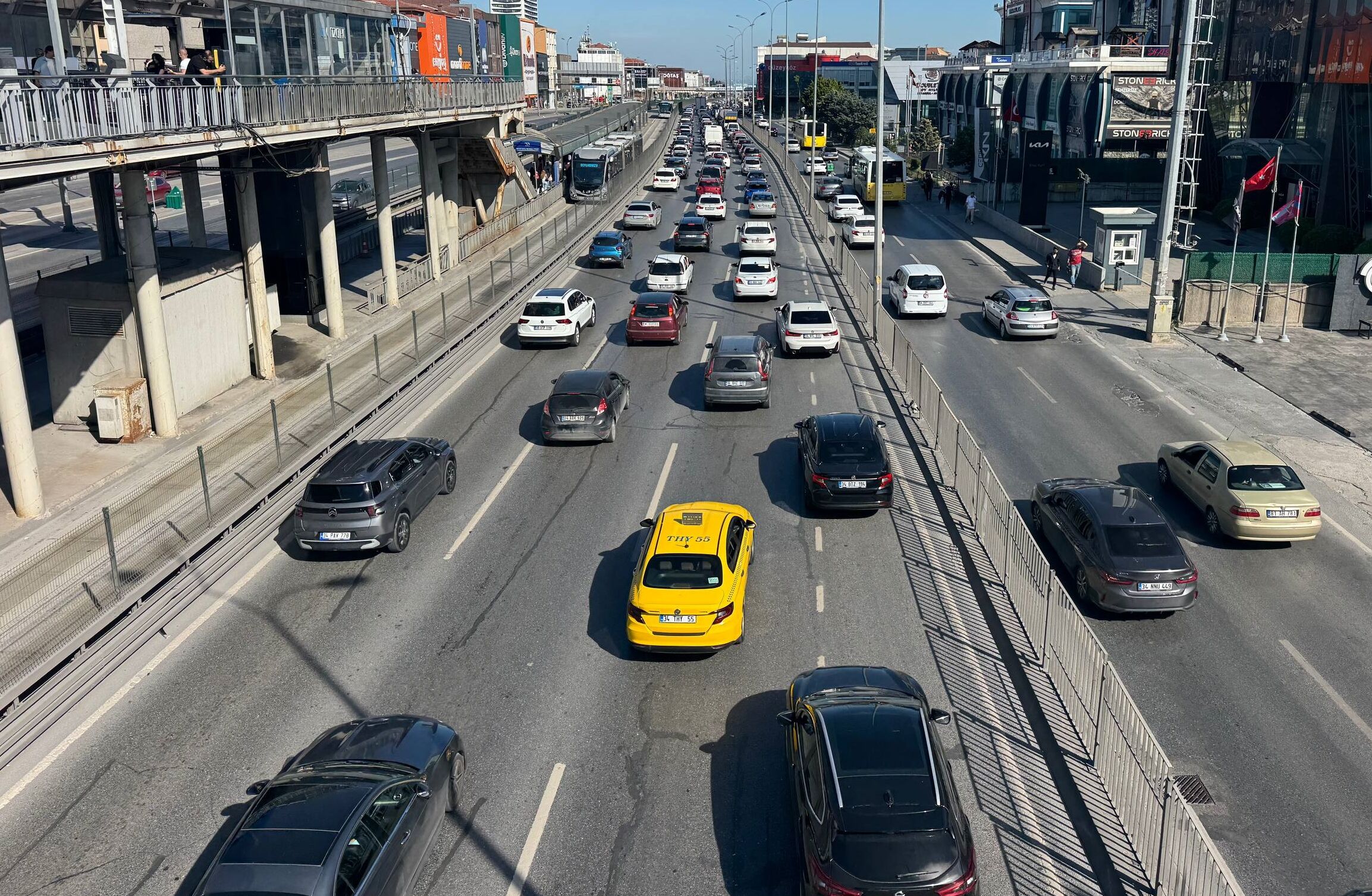 İstanbul'da bayramın birinci gününde trafik yoğunluğu yüzde 36 olarak ölçüldü