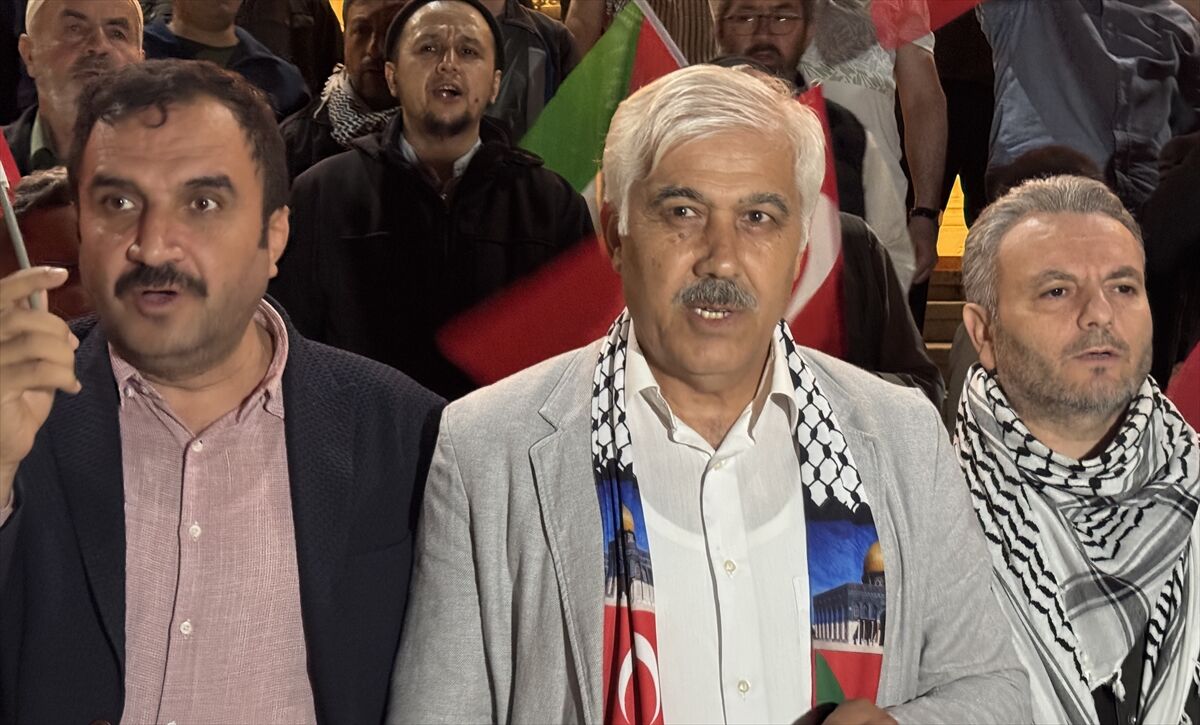 Kahramanmaraş ve Adıyaman'da İsrail'in Küresel Sumud Filosu'na saldırısına tepki gösterildi