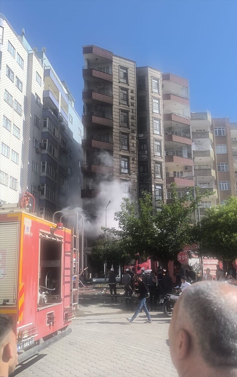 Mardin'de iş yerinde çıkan yangın söndürüldü