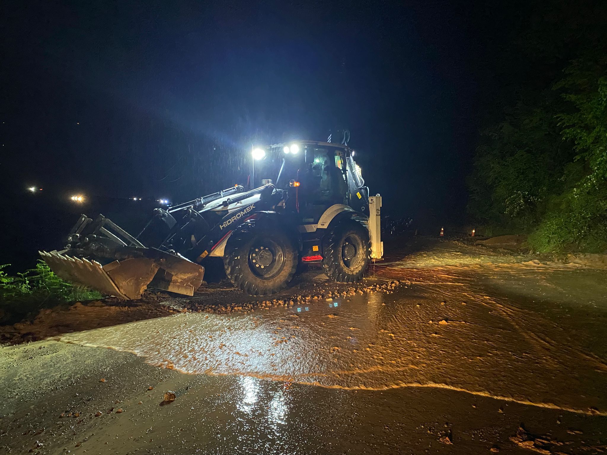 Trabzon'da sağanak etkili oldu