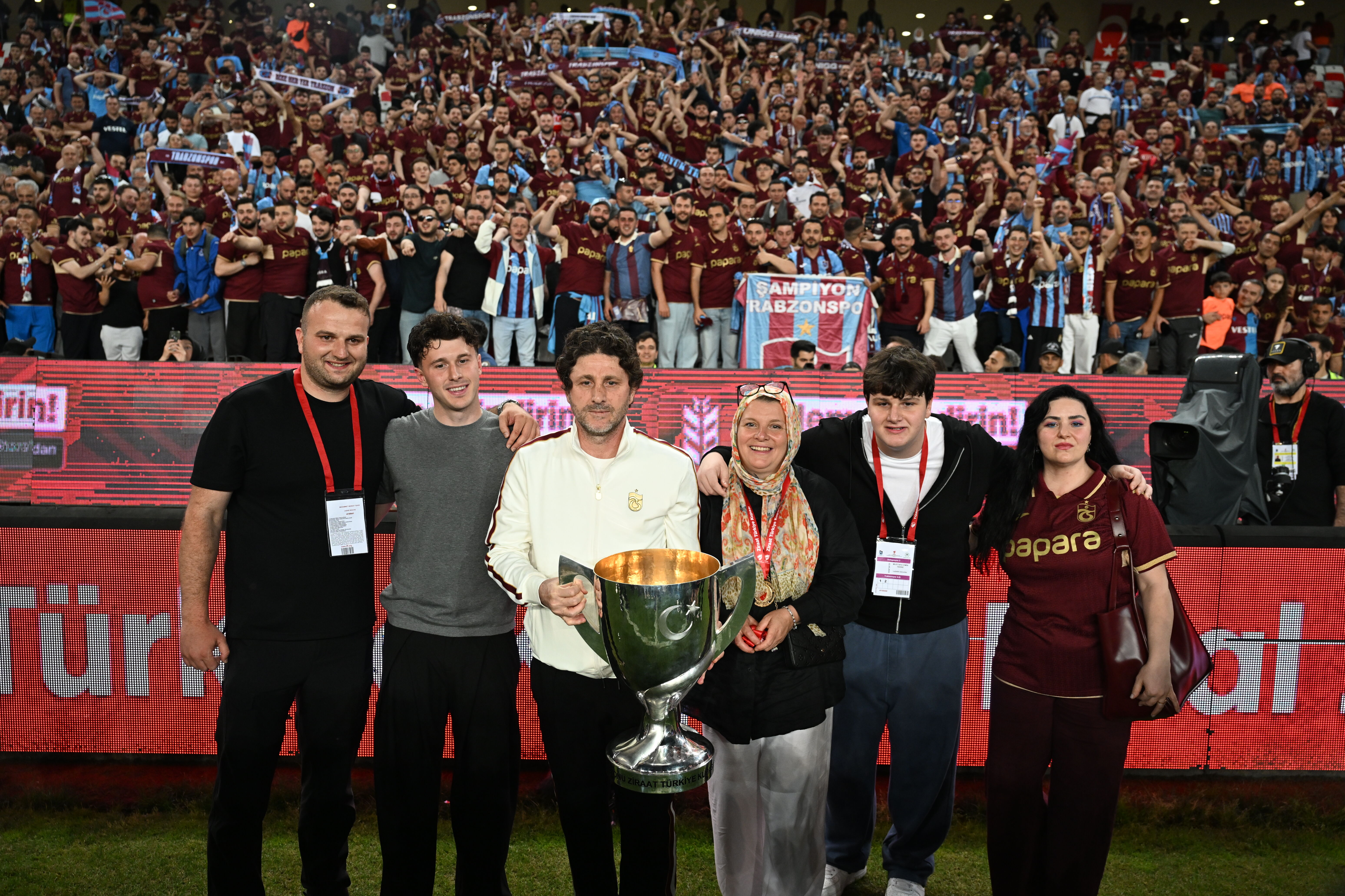 Trabzonspor, 10. kez Türkiye Kupası'nı kazandı