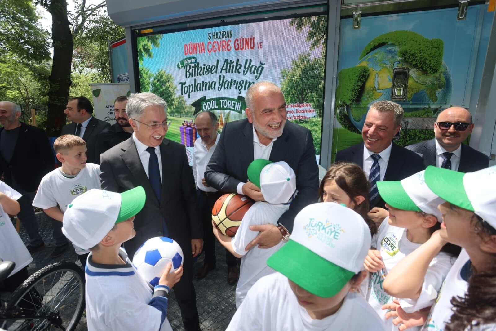 Samsun'da öğrenciler 2,1 ton bitkisel atık yağın geri dönüşüme kazandırılmasını sağladı