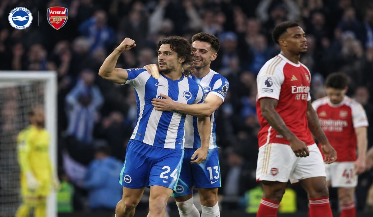 Son şampiyon Arsenal, Brighton deplasmanında ilk yenilgisini aldı