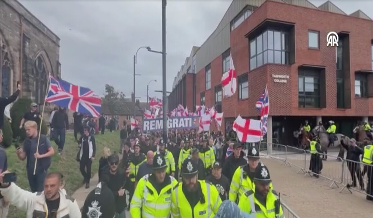 Britain First’in “Geri Göç” yürüyüşü Tamworth’a taşındı